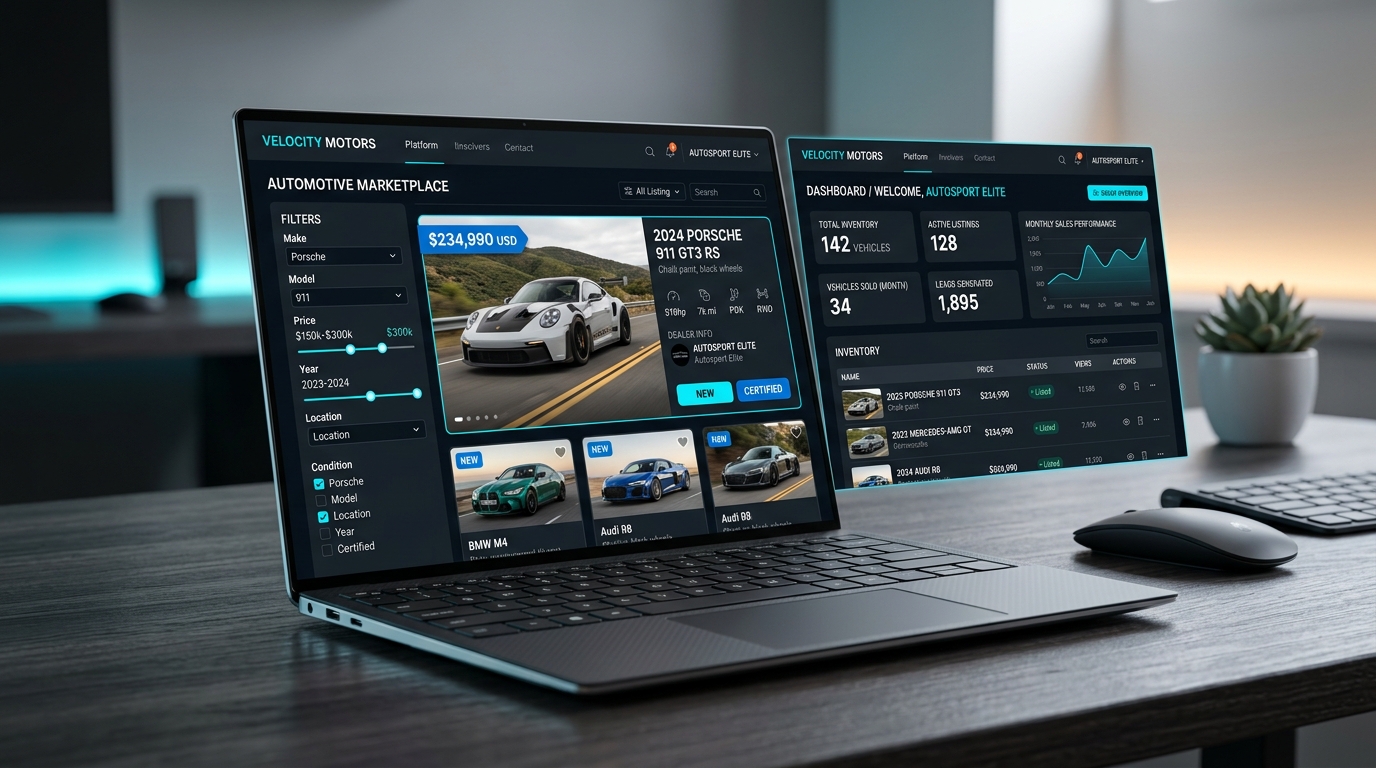 Automobile Marketplace & Dealer Admin Platform
